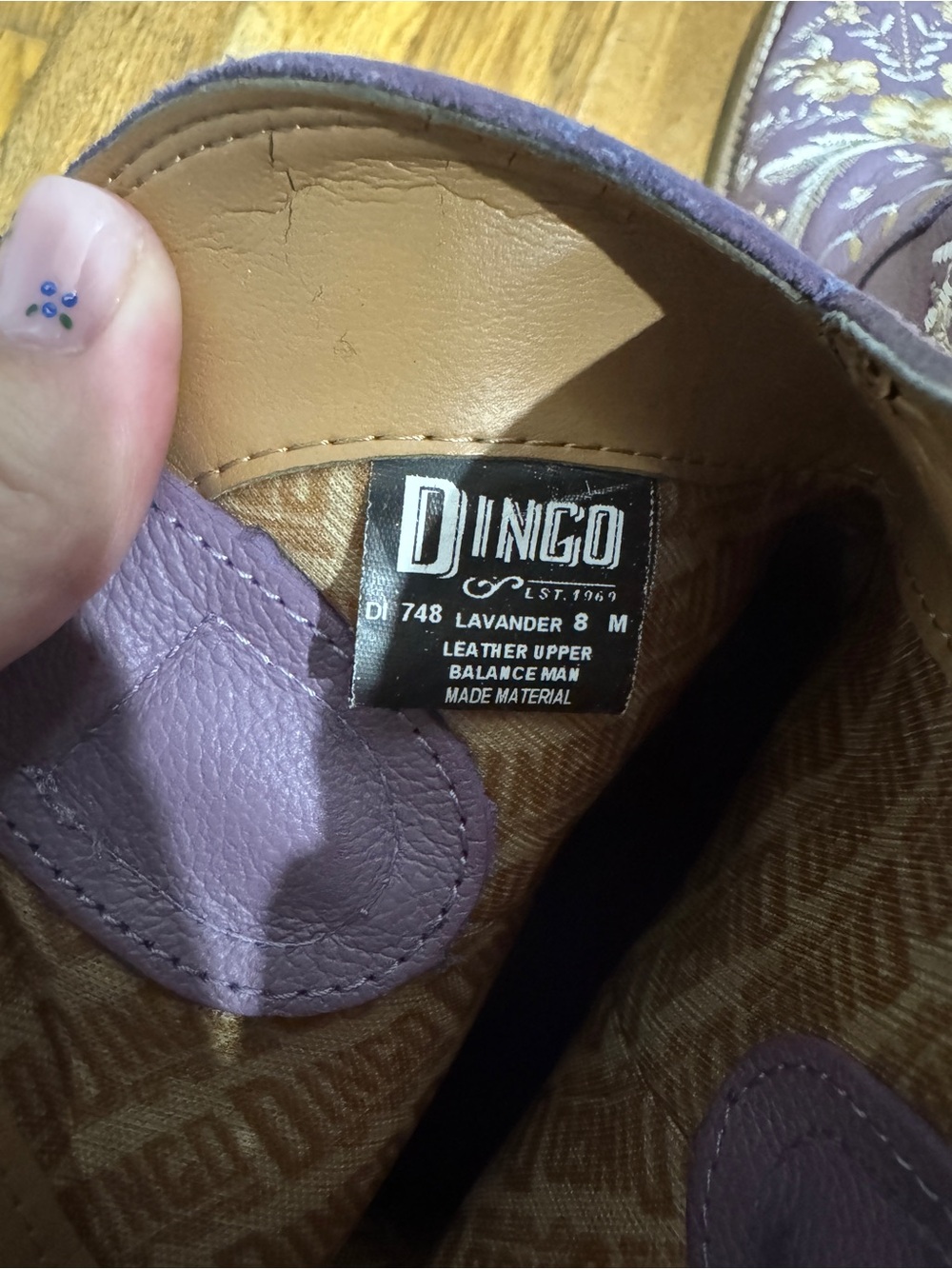 Dingo Womens Cowgirl Western Boots - Picture 6 of 6